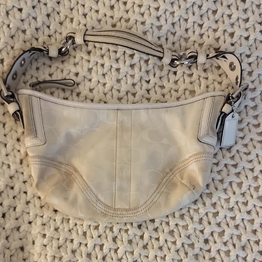Coach Cream Shoulder Bag